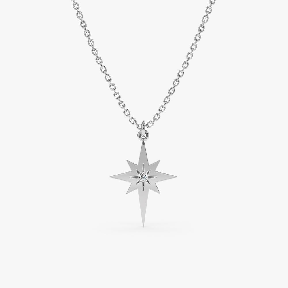 North Star Diamond Necklace