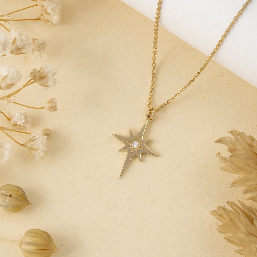 North Star Diamond Necklace