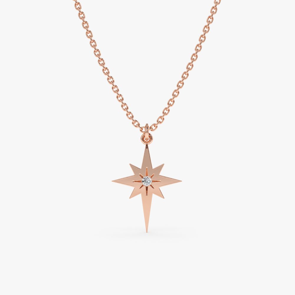 North Star Diamond Necklace