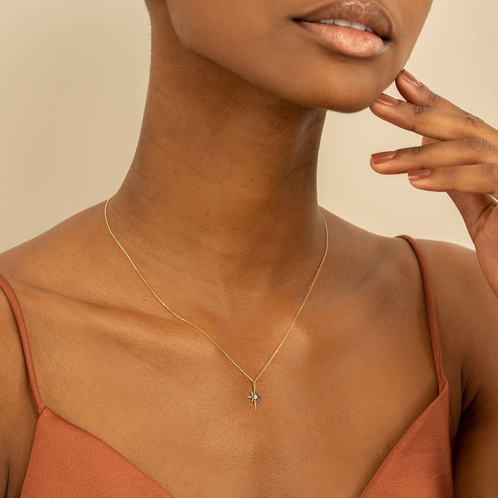 North Star Diamond Necklace