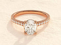 Oval Cut 4ct Lab Grown Diamond Engagement Ring