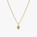 Peridot Charm Necklace