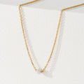 Salt and Pepper Diamond Bead Necklace