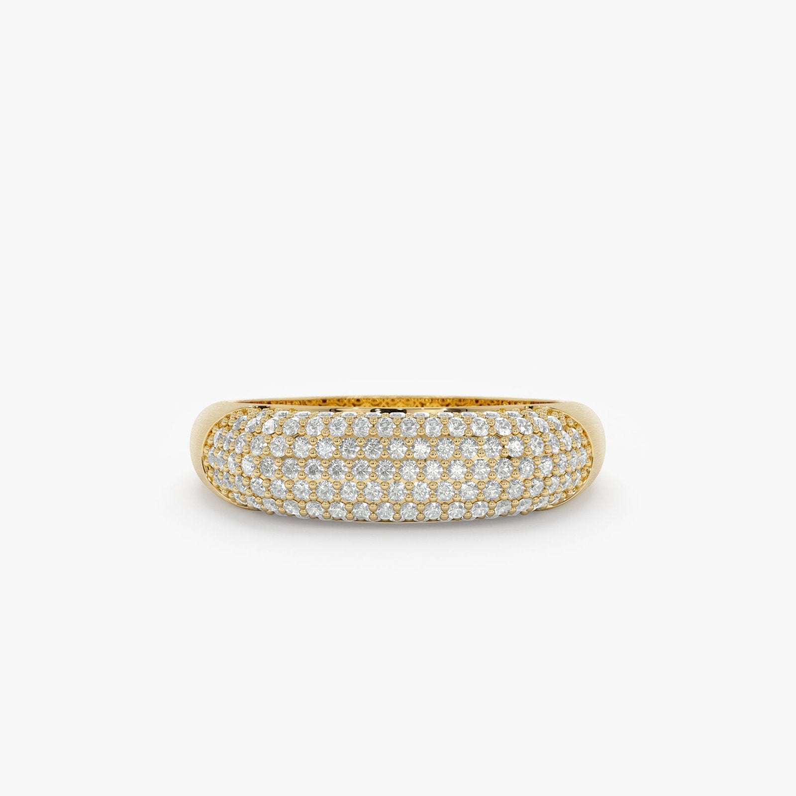 Salt and Pepper Natural Diamond Ring