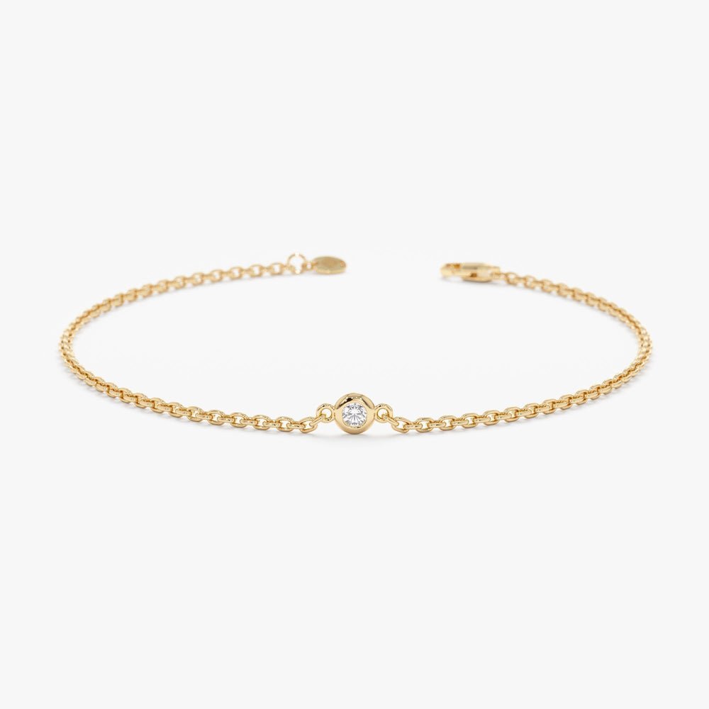 Single Diamond Bracelet