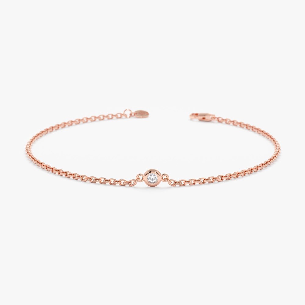 Single Diamond Bracelet
