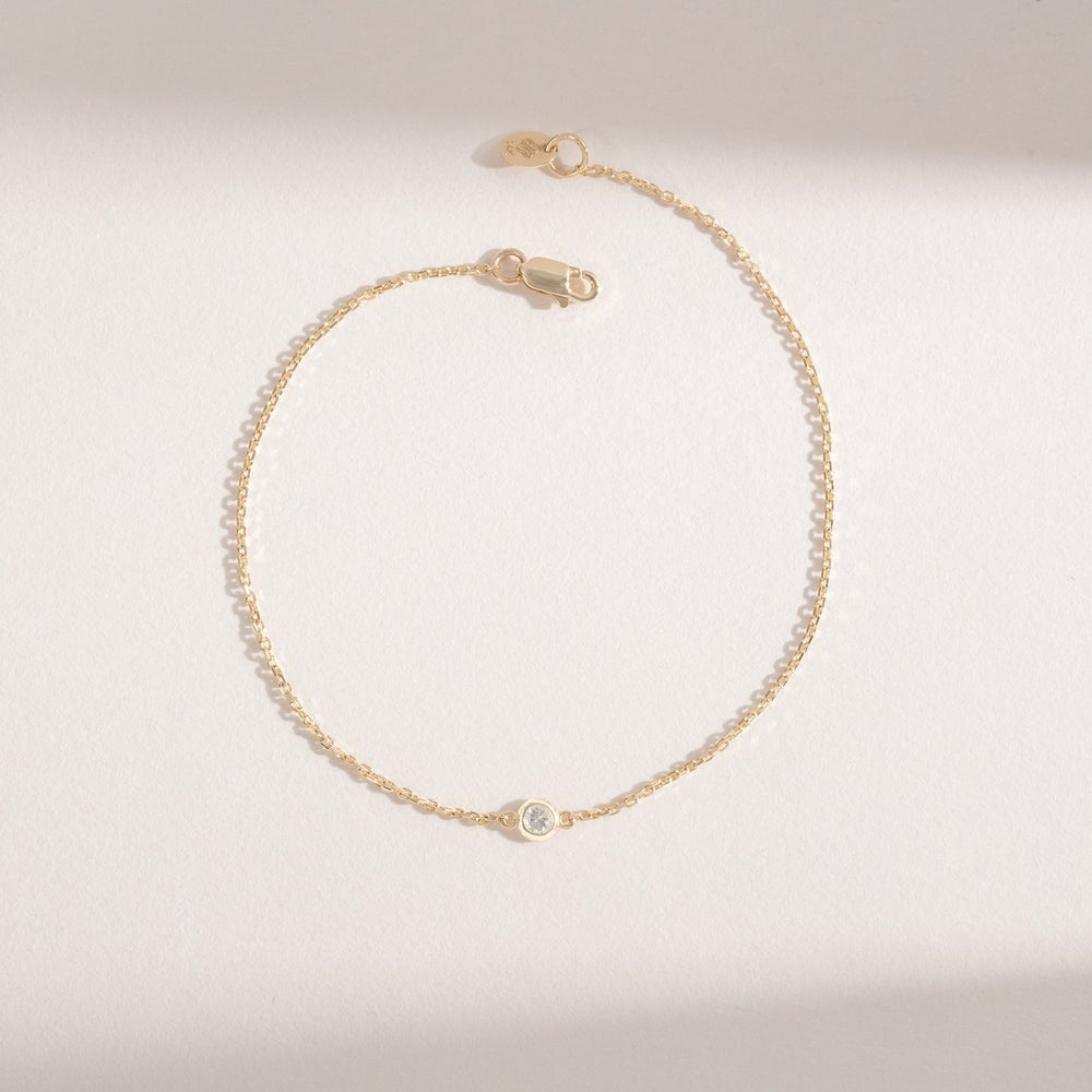 Single Diamond Bracelet