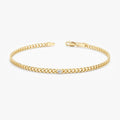 Single Diamond Cuban Chain Bracelet