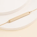 Single Diamond Name Bracelet