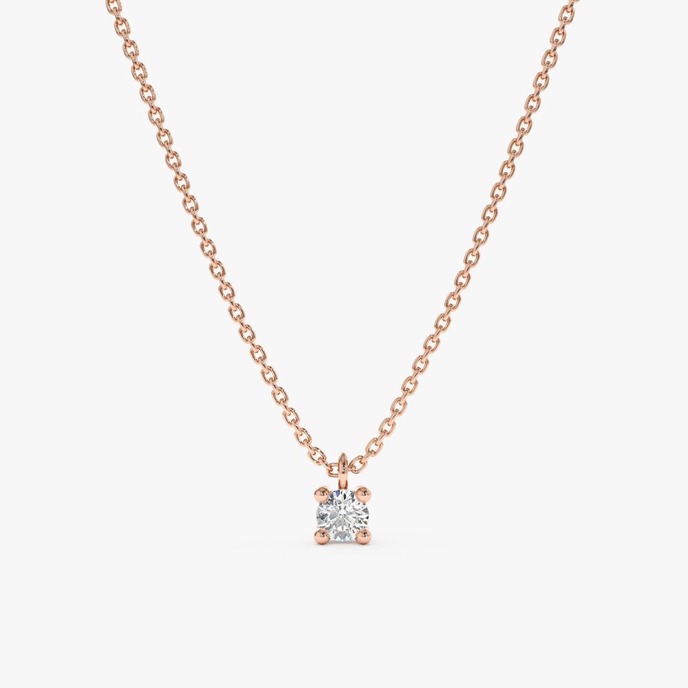 Solitaire Diamond Necklace