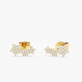 Three Star Natural Diamond Studs