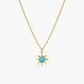 Turquoise Sun Necklace