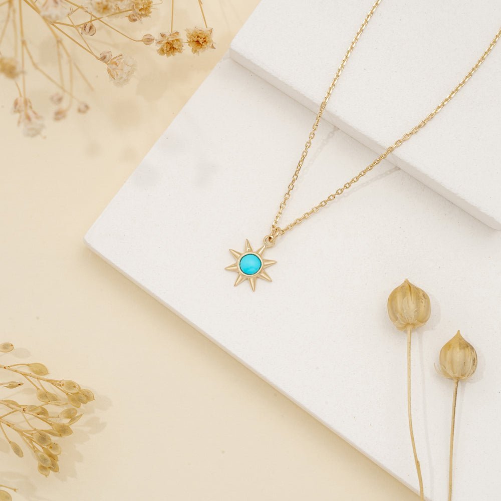 Turquoise Sun Necklace